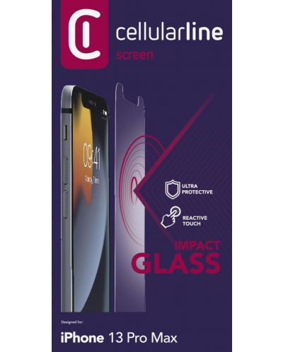 Стъклен протектор Cellularline - iPhone 13 Pro Max - 3