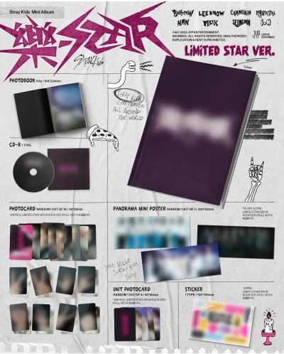 Stray Kids - Rock-Star, Limited Star Version (CD Box) - 3