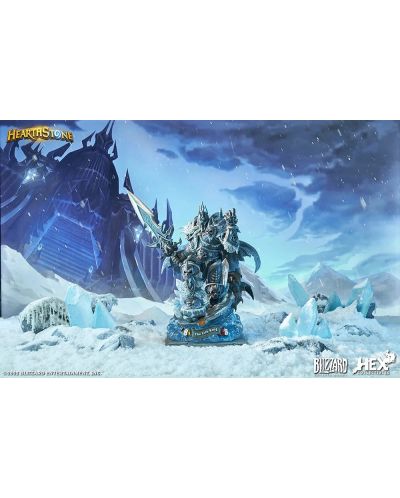 Статуетка HEX Collectibles Games: Hearthstone - The Lich King, 48 cm - 5