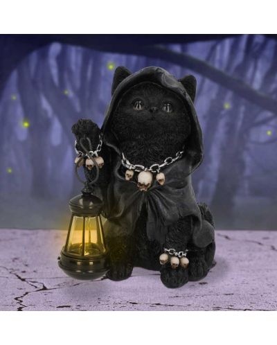 Статуетка Nemesis Now Adult: Gothic - Reaper's Feline Lantern, 18 cm - 7