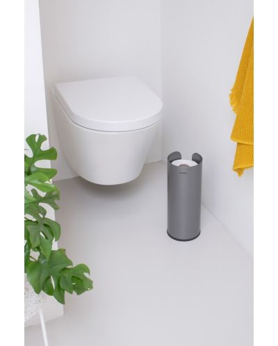 Стойка за резервна тоалетна хартия Brabantia - ReNew, Platinum - 7