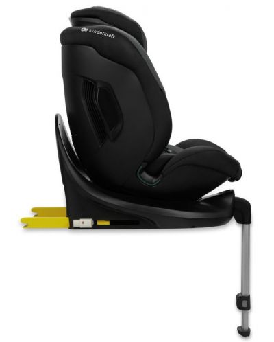 Столче за кола KinderKraft - I-Fix 360°, i-Size, 40-150 cm, Graphite Black - 6