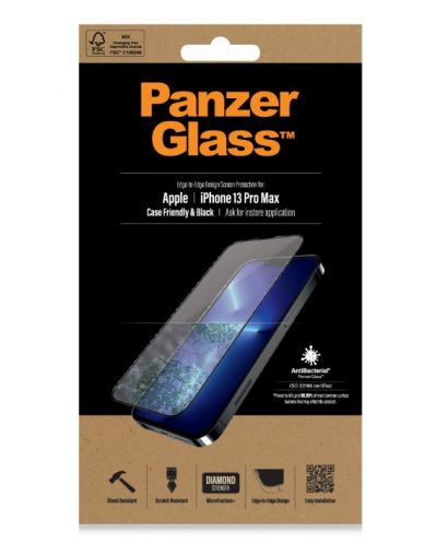 Стъклен протектор PanzerGlass - iPhone 13 Pro Max, Antibacterial - 3