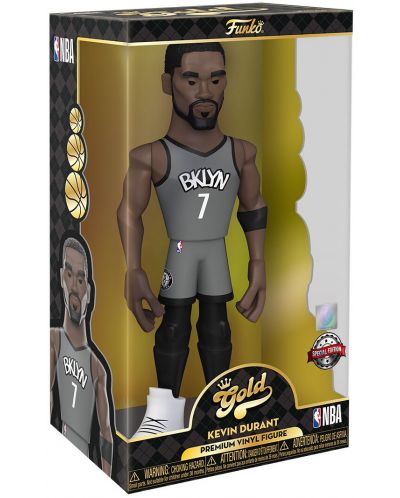 Статуетка Funko Gold Sports: NBA - Kevin Durant (Brooklyn Nets), 30 cm - 3