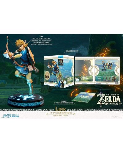 Статуетка First 4 Figures Games: The Legend of Zelda - Link (Breath of the Wild), 25 cm - 9