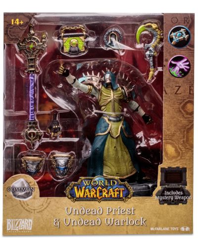 Статуетка McFarlane Games: World of Warcraft - Priest & Warlock (Undead), 15 cm - 9