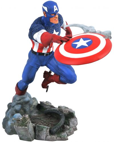 Статуетка Diamond Select Marvel: Avengers - Captain America, 25 cm - 4