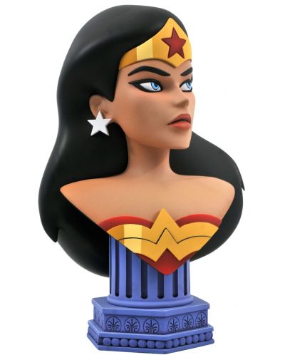 Статуетка бюст Diamond Select DC Comics: Justice League - Wonder Woman (Legends in 3D), 25 cm - 2