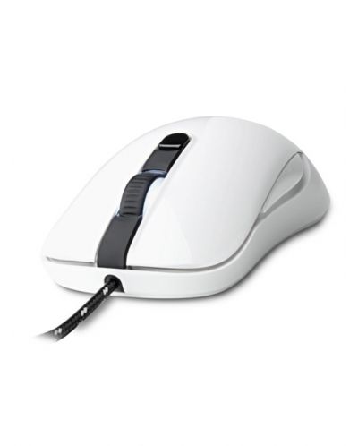 Гейминг мишка SteelSeries - Kana, отптична, бяла