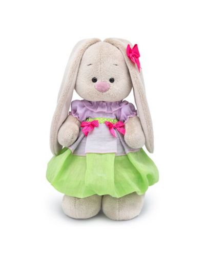Плюшена играчка Budi Basa - Зайка Ми, с пролетна рокличка, 32 cm - 1