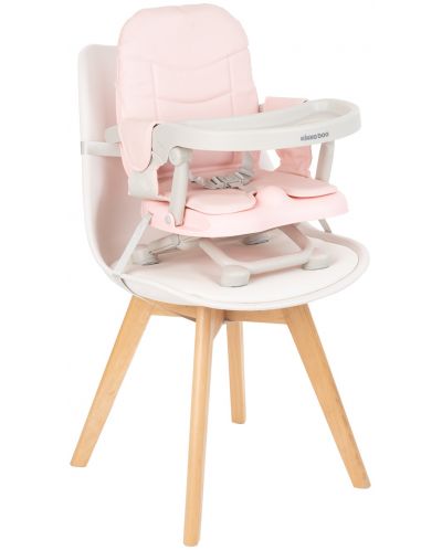 Повдигащ стол за хранене KikkaBoo - Pappo, Pink - 6