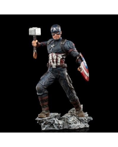 Статуетка Iron Studios Marvel: Avengers - Captain America Ultimate, 21 cm - 4
