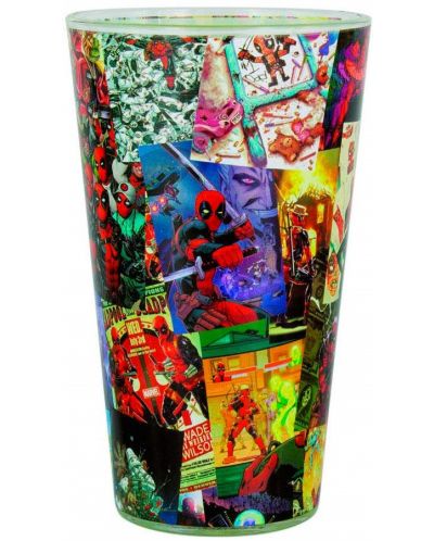 Чаша за вода Paladone Marvel: Deadpool - Scenes, 400 ml