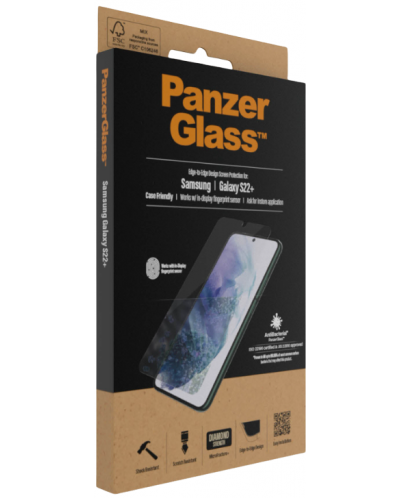 Стъклен протектор PanzerGlass - AntiBact CaseFriend, Galaxy S22 Plus - 5
