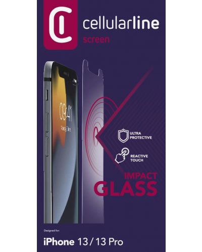 Стъклен протектор Cellularline - iPhone 13/13 Pro - 3