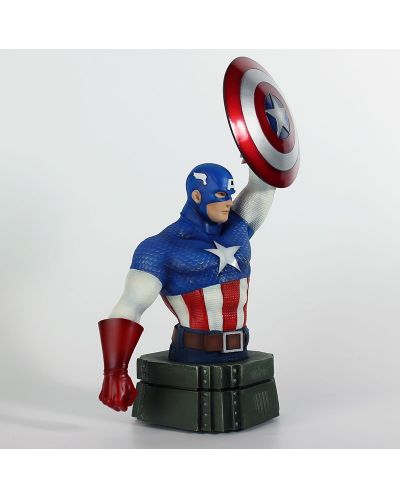 Статуетка бюст Semic Marvel: Captain America - Captain America, 26 cm - 6