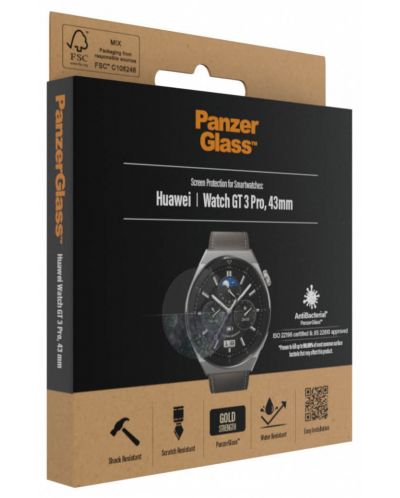 Стъклен протектор PanzerGlass - Huawei Watch GT3 Pro, 43 mm - 4