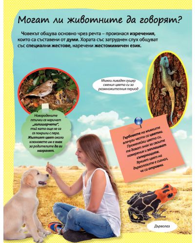 Стикерна енциклопедия „Изследовател“: Как общуват животните - 2