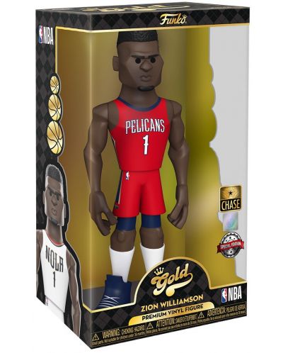 Статуетка Funko Gold Sports: Basketball - Zion Williamson (New Orleans Pelicans), 30 cm - 5