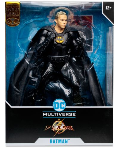 Статуетка McFarlane DC Comics: Multiverse - Batman (Unmasked) (The Flash) (Gold Label), 30 cm - 8