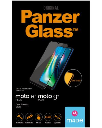 Стъклен протектор PanzerGlass - Moto G9 Play/E7 Plus - 2