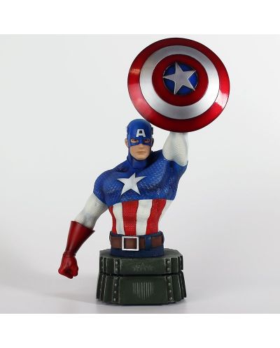 Статуетка бюст Semic Marvel: Captain America - Captain America, 26 cm - 4