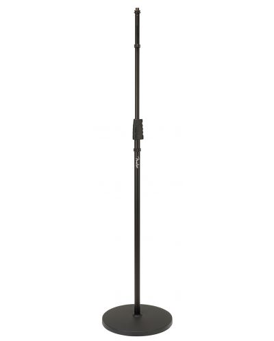 Стойка за микрофон Fender - Round Base Microphone Stand, черна - 1