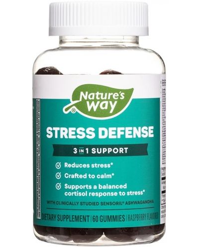 Stress Defense, 60 желирани таблетки, Nature’s Way - 1