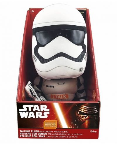 Star Wars Еп. VII- Говореща плюшена играчка Stormtrooper, 24 cm - 1