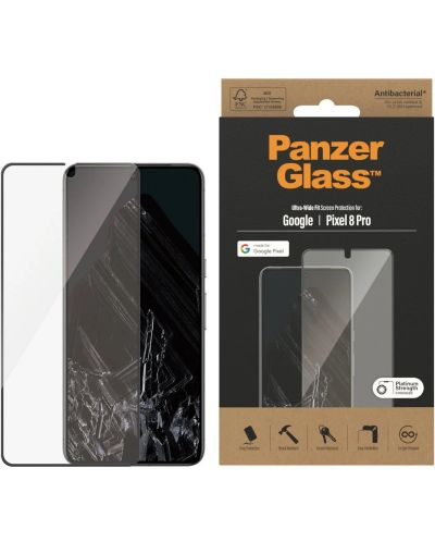 Стъклен протектор PanzerGlass - Ultra Wide Fit, Google Pixel 8 Pro - 1