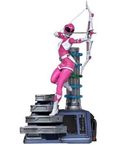 Статуетка Iron Studios Television: Mighty Morphin Power Rangers - Pink Ranger, 23 cm - 1