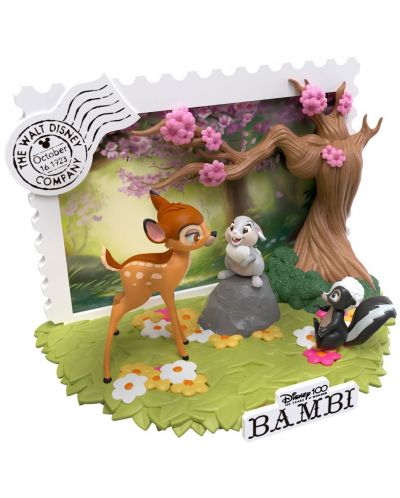 Статуетка Beast Kingdom Disney: Bambi - Diorama (100th Anniversary), 12 cm - 2