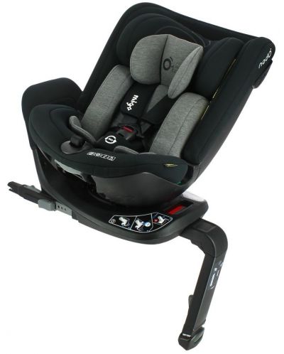 Столче за кола Nado - 012, IsoFix, i-Size, 40-145 cm, Black - 3