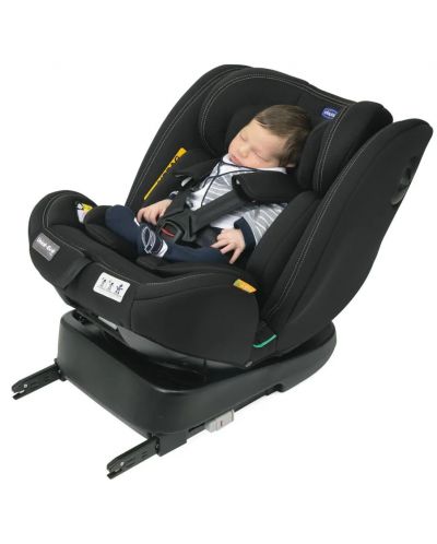 Столче за кола Chicco - Unico Evo Air, i-Size, IsoFix, 40-150 cm, Black Air - 11