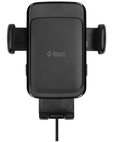 Стойка и зарядно за кола ttec - AirCharger Drive S, 15W, черна - 1