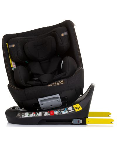 Столче за кола Chipolino - Supreme, 360°, IsoFix, i-Size, 40-150 cm, обсидиан - 7