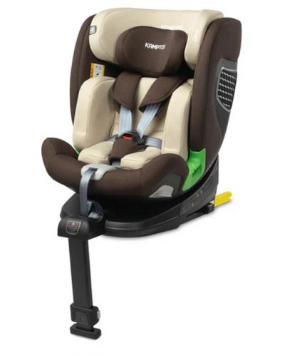 Столче за кола Caretero - Kamptos, IsoFix, i-Size, 40-150 cm, Beige - 2