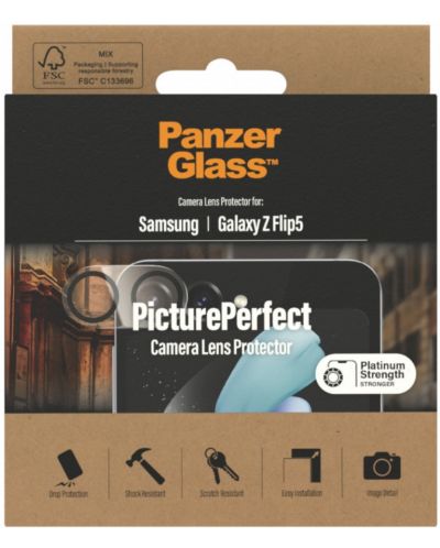 Стъклен протектор PanzerGlass - PicturePerfect, Galaxy Z Flip5 - 4