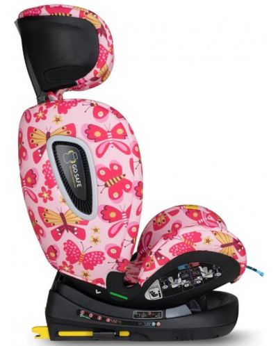 Столче за кола Cosatto - All in All Rotate, 0-36 kg, с IsoFix, I-Size, Flutterby Butterfly - 11