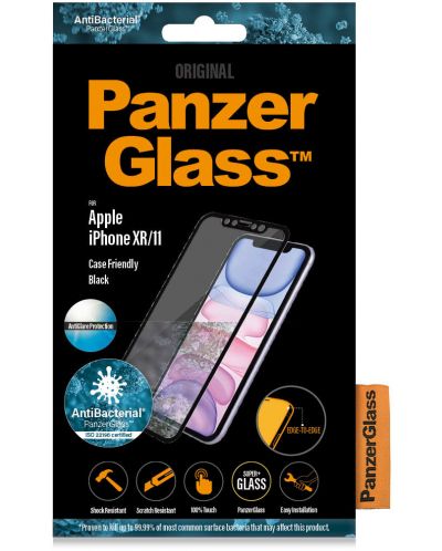 Стъклен протектор PanzerGlass - iPhone XR/11, CF/AG - 2
