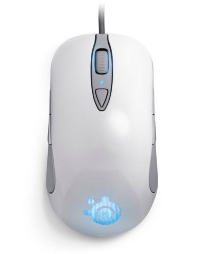 Гейминг мишка SteelSeries - Sensei RAW, лазерна, Frost Blue Edition
