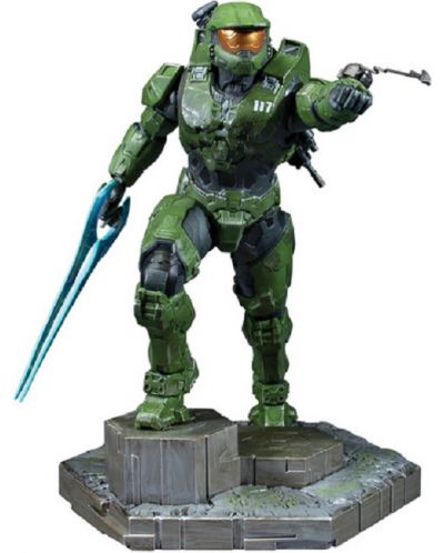 Статуетка Dark Horse Games: Halo Infinite - Master Chief with Grappleshot, 26 cm - 1