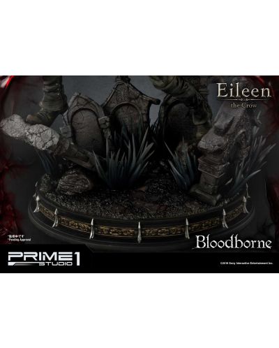 Статуетка Prime 1 Games: Bloodborne - Eileen The Crow (The Old Hunters), 70 cm - 4