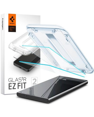 Стъклен протектор Spigen - Glass tR EZ Fit HD, Galaxy S24 Ultra, 2 броя - 1