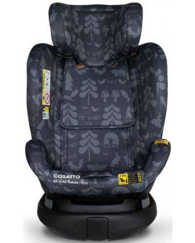 Столче за кола Cosatto - All in All Rotate, 0-36 kg, с IsoFix, I-Size, Nature Trail Shadow - 7