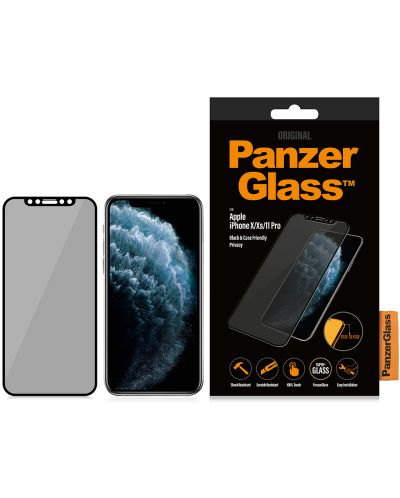 Стъклен протектор PanzerGlass - Privacy CaseFriend, iPhone X/XS/11 Pro - 3