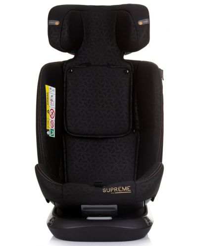 Столче за кола Chipolino - Supreme, 360°, IsoFix, i-Size, 40-150 cm, обсидиан - 4