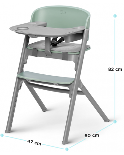Столче за хранене KinderKraft - Livy,Зелено - 5