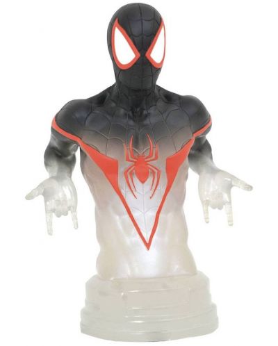 Статуетка бюст Gentle Giant Marvel: Spider-Man - Camouflage Miles Morales (SDCC 2021 Previews Exclusive), 18 cm - 1