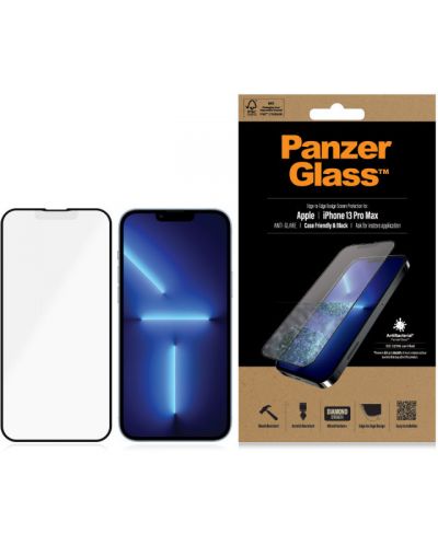 Стъклен протектор PanzerGlass - AntiBact AntiGlare, iPhone 13 Pro Max - 2